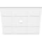 Ekena Millwork Rubik Architectural Grade PVC Contemporary Ceiling Medallion, 32"OD x 3"ID x 11"C x 1"P CMP32RK-03000 - alternate 3